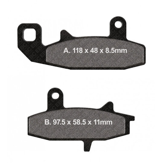 Brzdové obloženie EBC FA147R