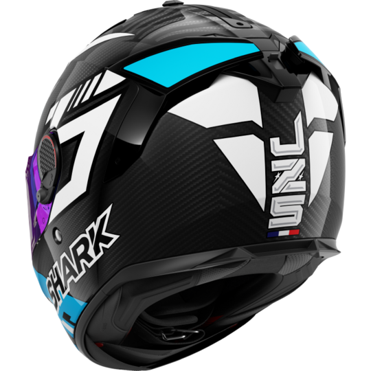 Shark prilba spartan gt pro carbon - zarco track racer / dwb - 2_SPARTAN-GT-PRO_ZARCO-TRACK-RACER_DWB_34Lback_GLOSSY_HE1370DWB (Medium)