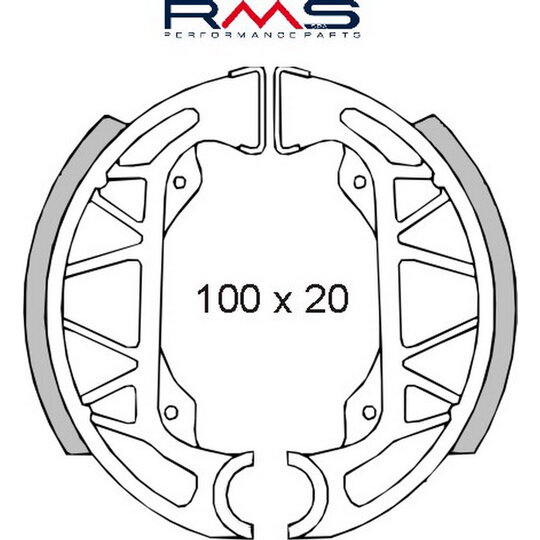 Brzdové čeľuste RMS 225120360