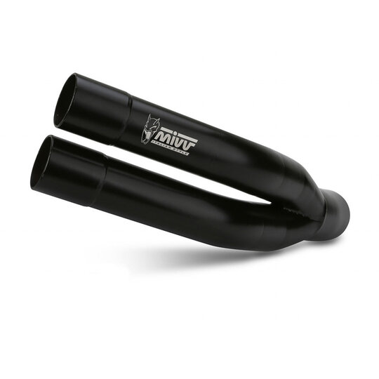Koncovka výfuku MIVV DOUBLE GUN E.002.LDGB čierna