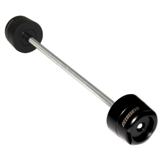 Front fork protection ACCOSSATO aluminium and plastic material čierna