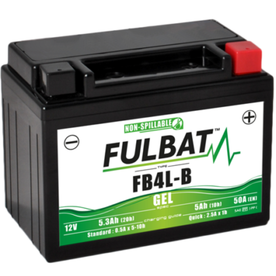 Gelový akumulátor FULBAT FB4L-B GEL (High Capacity) (YB4L-B GEL)
