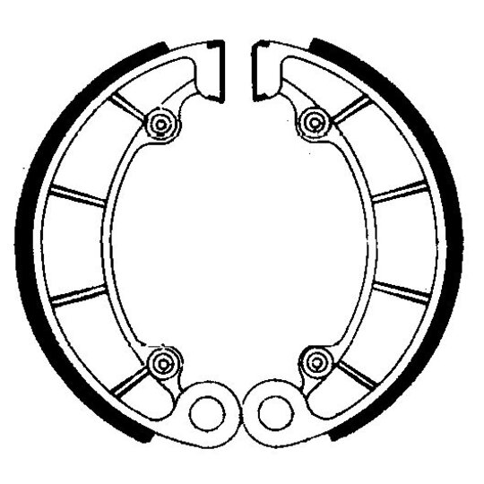 Brzdové čeľuste FERODO 225129061