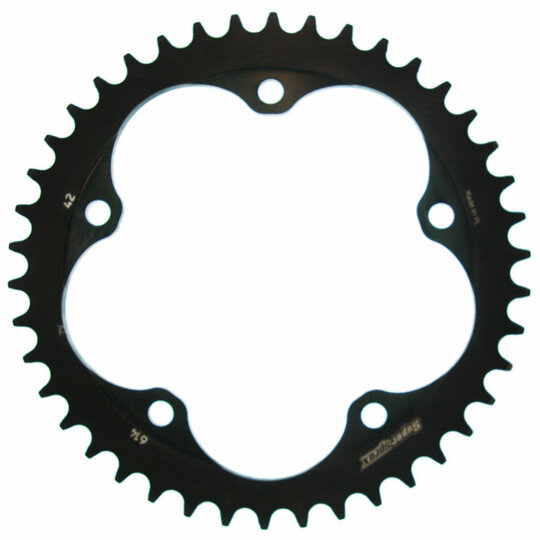 Reťazová rozeta SUPERSPROX RFE-614:42-BLK čierna 42T, 525