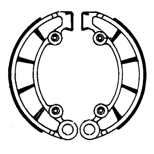 Brzdové čeľuste FERODO 225129041