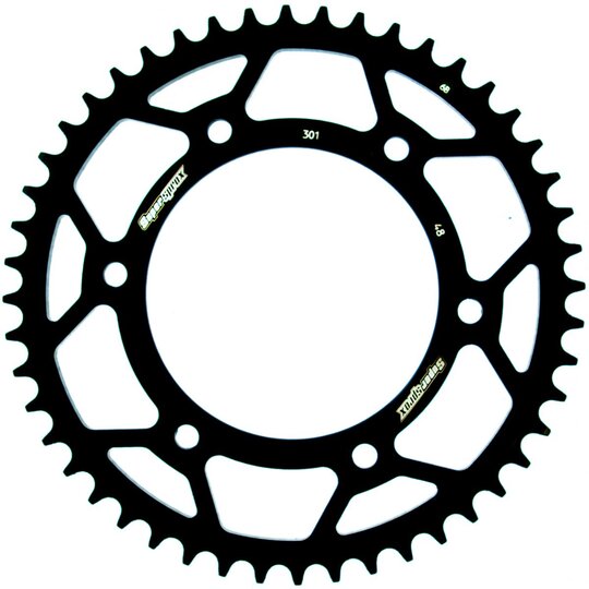 Reťazová rozeta SUPERSPROX RFE-301:48-BLK čierna 48T, 520