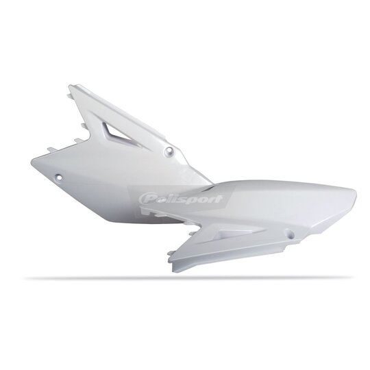 Bočné číslové tabuľky POLISPORT (pár) biela