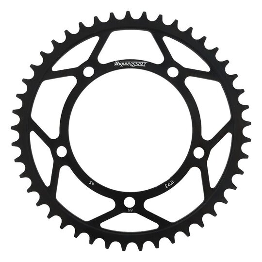 Reťazová rozeta SUPERSPROX RFE-1793:45-BLK čierna 45T, 520