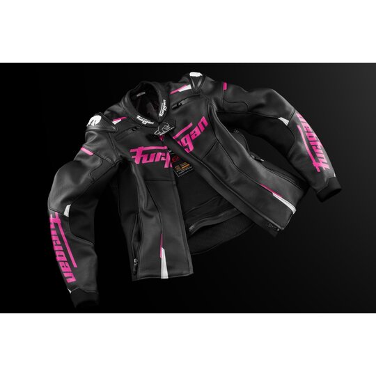 Furygan - bunda raptor lady / black-white-pink - 00P_6040_1027_details_7 (Medium)