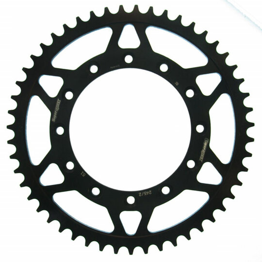 Reťazová rozeta SUPERSPROX RFE-245/2:51-BLK čierna 51T, 520