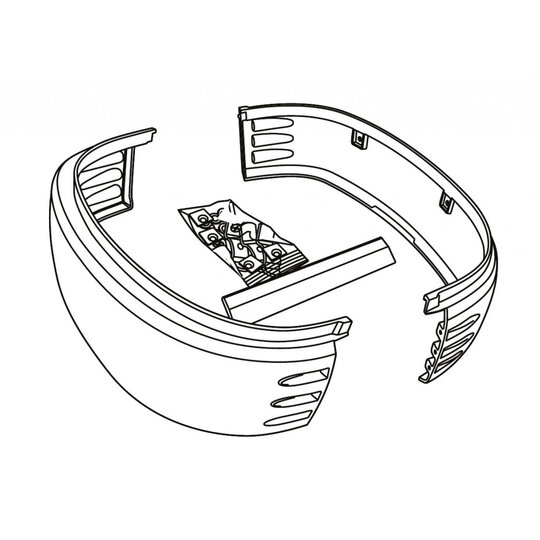 Bočný pás SHAD D1B49EMR pre SH49