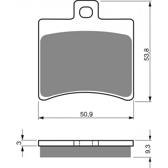 Brzdové obloženie GOLDFREN 150 AD  STREET