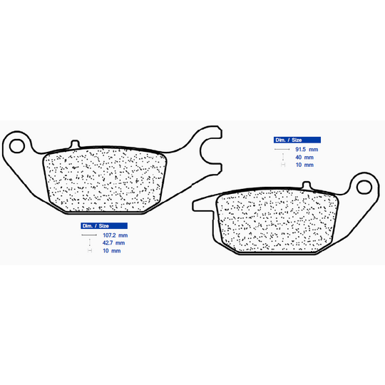 Brzdové obloženie CL BRAKES 3108 MSC