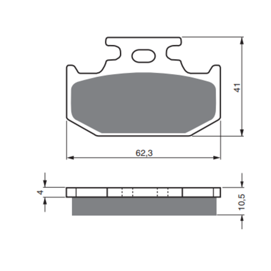 Brzdové obloženie GOLDFREN 100 S3