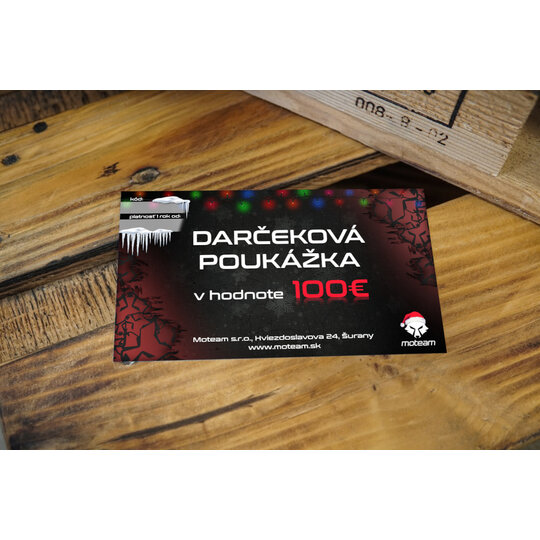 Darčeková poukážka - 100€ / vianočná - zadok_100