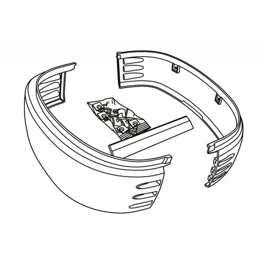 Bočný pás SHAD D1B49EMR pre SH49