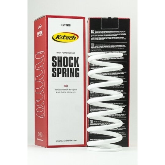 Pružina zadného tlmiča K-TECH 59-260-57 57N biela