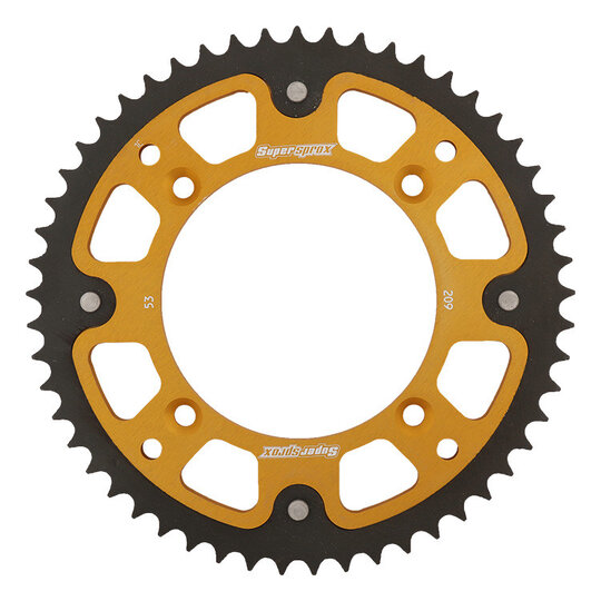 Reťazová rozeta SUPERSPROX STEALTH RST-209:53-GLD zlatá 53T, 420