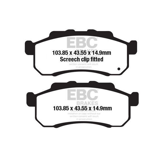 Brzdové obloženie EBC FA712SV