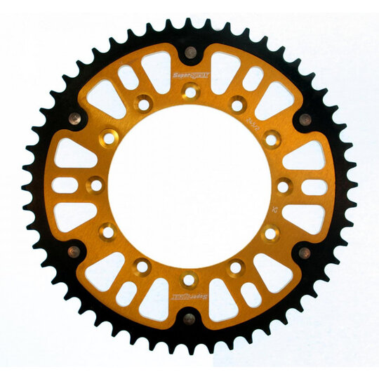 Reťazová rozeta SUPERSPROX STEALTH RST-245/2:52-GLD zlatá 52T, 520