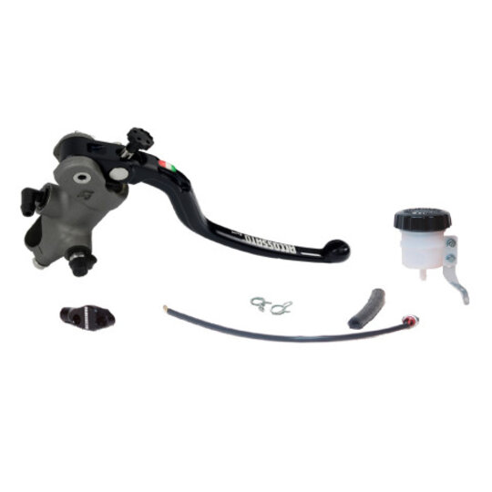 Radial brake master cylinder ACCOSSATO KITA 3 19x18 with fixed lever + mirror holder