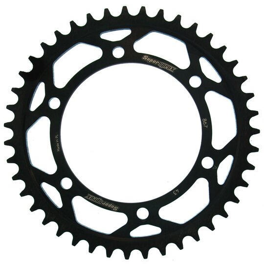 Reťazová rozeta SUPERSPROX RFE-867:43-BLK čierna 43T, 525