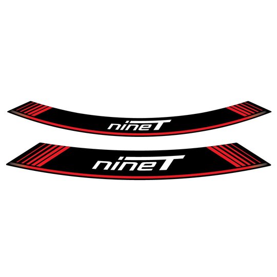 Linka na ráfik PUIG R NINE T 9133R červené linky na ráfik - sada 8ks