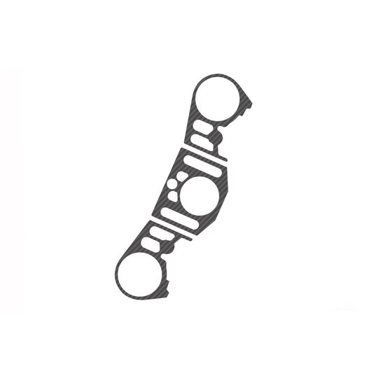 Ochranné nálepky na "okuliare" PUIG X-TREME 6235C karbónový vzhľad