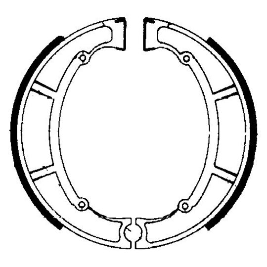 Brzdové čeľuste FERODO 225129118