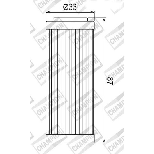 Olejový filter CHAMPION COF552 100609595