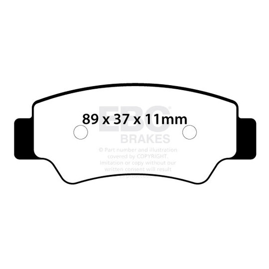 Brzdové obloženie EBC FA747R