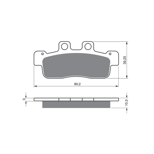 Brzdové obloženie GOLDFREN 363 S33 STREET FRONT