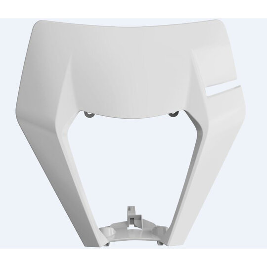 Maska predného svetla POLISPORT 8666800001 biela KTM