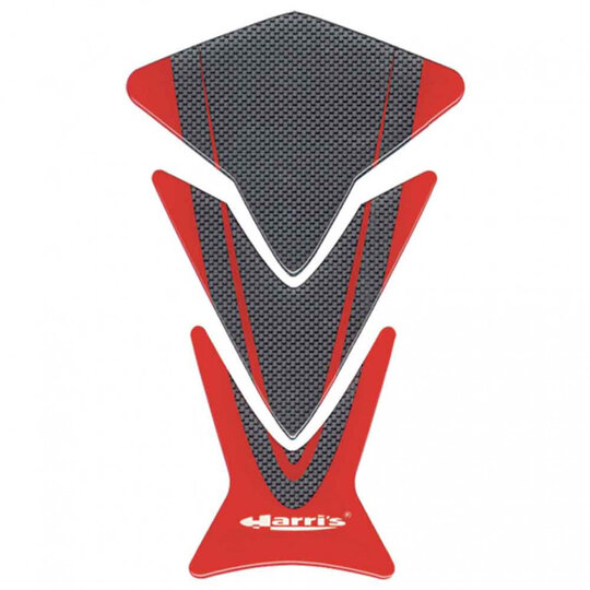 Puzzle tank protector ARIETE 12970-R carbon / red