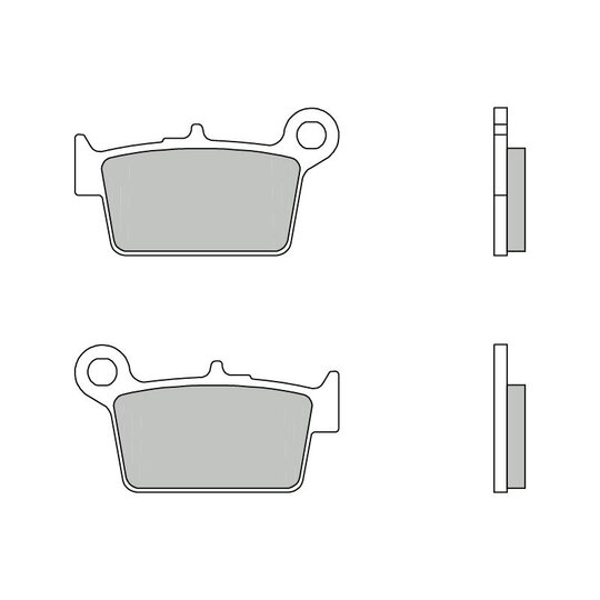 Brzdové obloženie BREMBO 07GR05CC CC ROAD