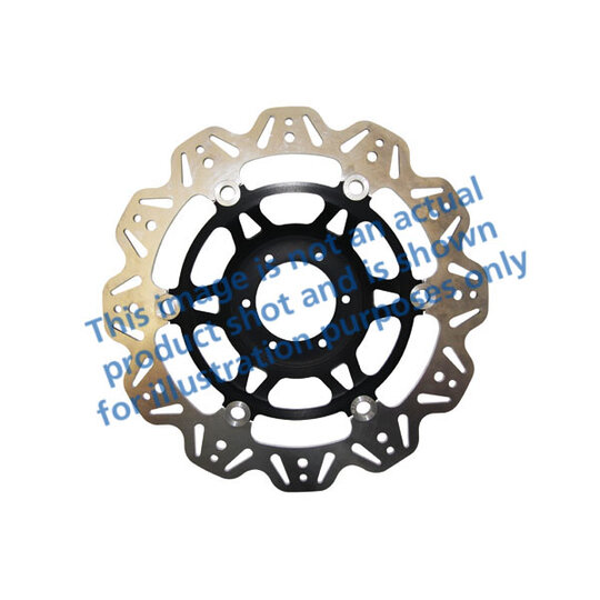 Brzdový kotúč EBC VR1136BLK čierna