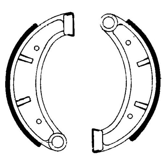 Brzdové čeľuste FERODO 225129112