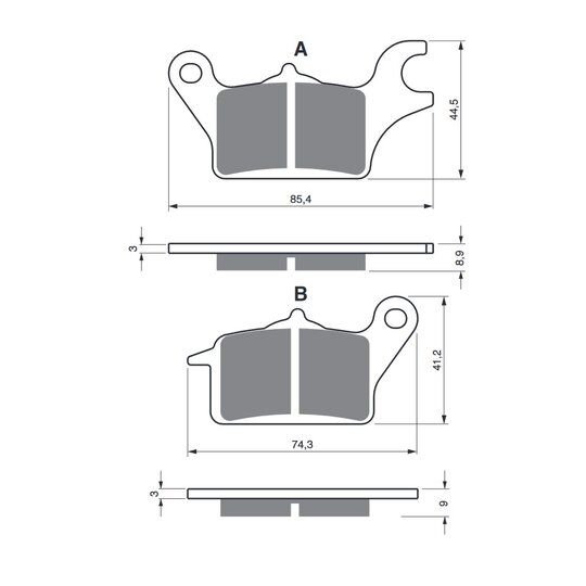 Brzdové obloženie GOLDFREN 357 AD