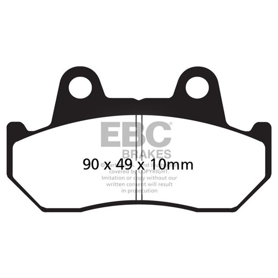 Brzdové obloženie EBC FA069