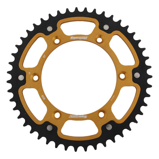 Reťazová rozeta SUPERSPROX STEALTH RST-808:47-GLD zlatá 47T, 520