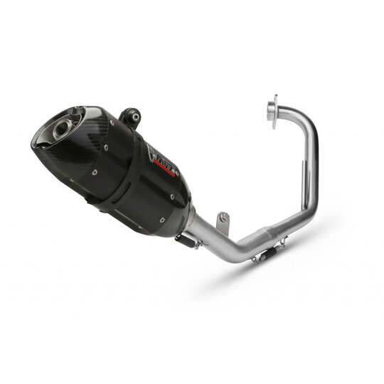 Výfuk kompletný 1x1 MIVV SUONO Y.030.L9 čierna oceľ