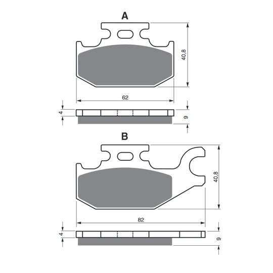 Brzdové obloženie GOLDFREN 182 AD  OFF-ROAD FRONT