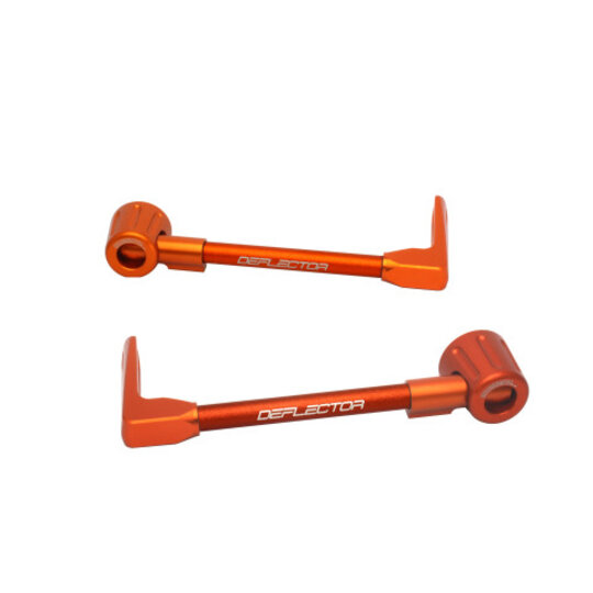 Lever guard ACCOSSATO with orange hose and joint right + left , aluminium