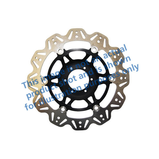 Brzdový kotúč EBC VR3007BLK čierna