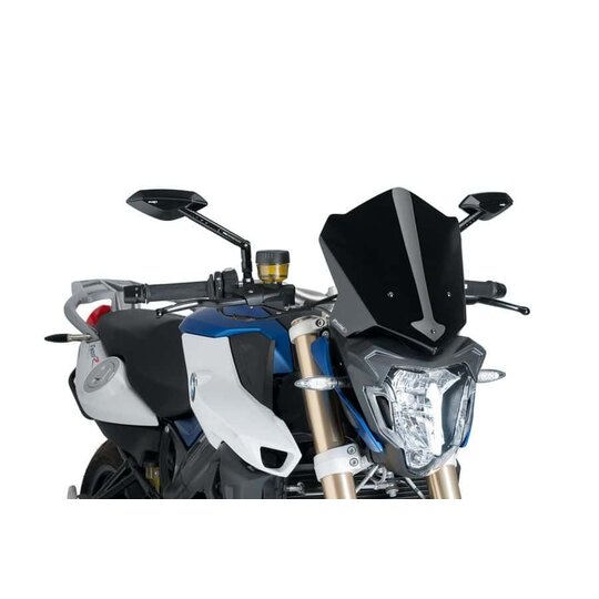 Plexi na motorku PUIG NEW. GEN SPORT 7650N čierna