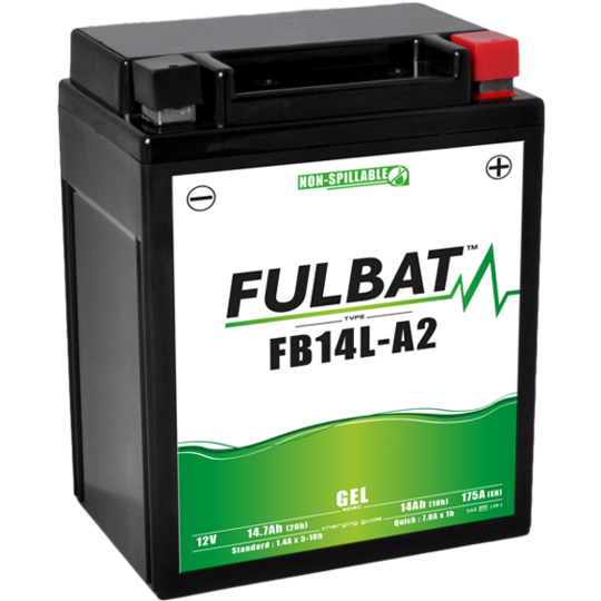 Gelový akumulátor FULBAT FB14L-A2 GEL (12N14-3A) (YB14L-A2 GEL)