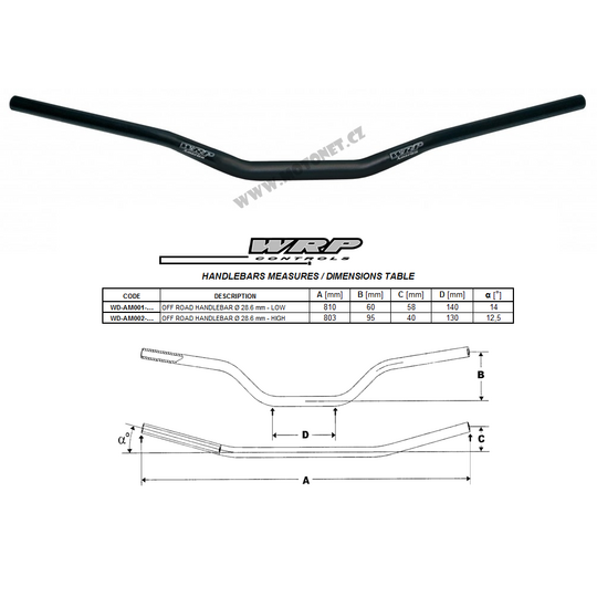 Riaditka WRP AMERICA 28,6mm STD Bronzová