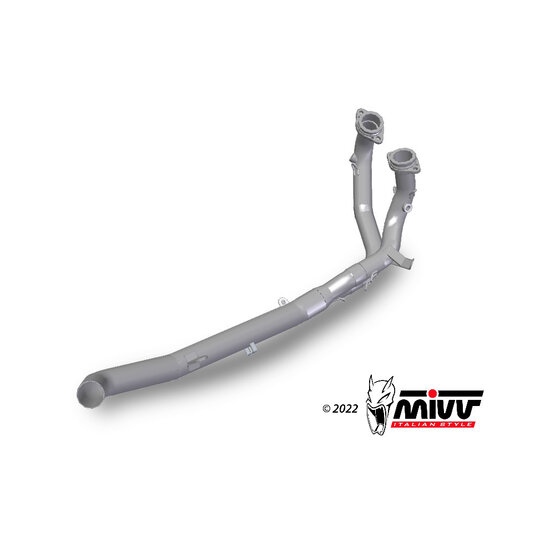 No-Kat pipe MIVV H.079.C1 Stailness Steel