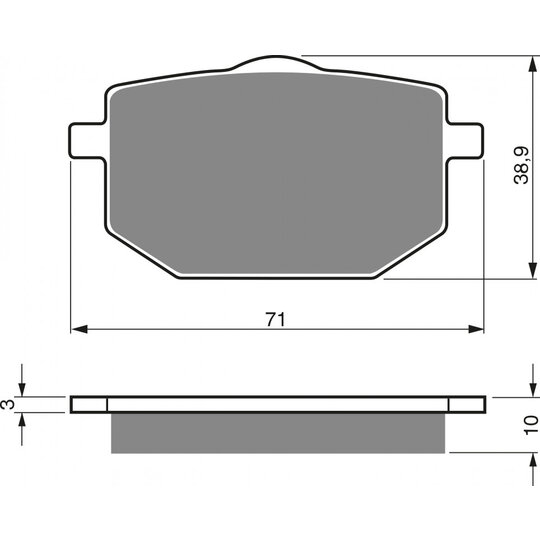 Brzdové obloženie GOLDFREN 029 AD  OFF-ROAD FRONT