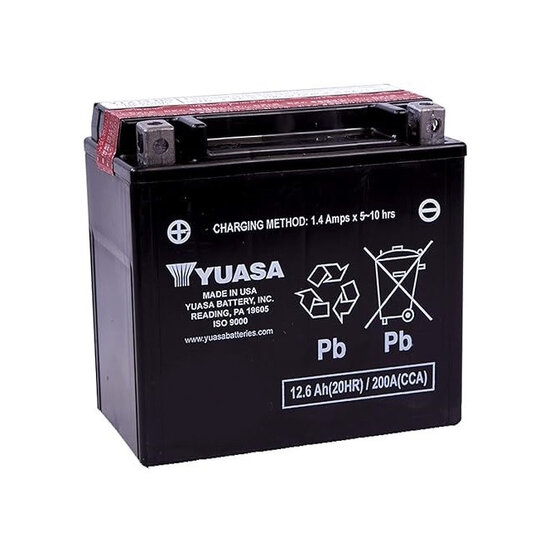 Bezúdržbový motocyklový akumulátor YUASA YTX16-BS-1
